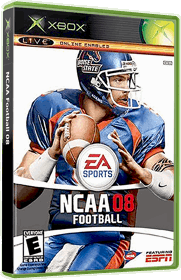 NCAA Football 08 - Box - 3D (United States) - 567x878