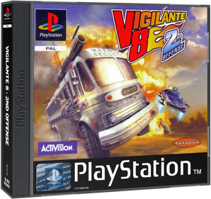 Vigilante 8: 2nd Offense - Box - 3D (Europe) - 1417x1334