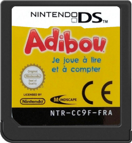 Adibou: Je Joue a Lire et a Compter - Cart - Front (France) - 517x564