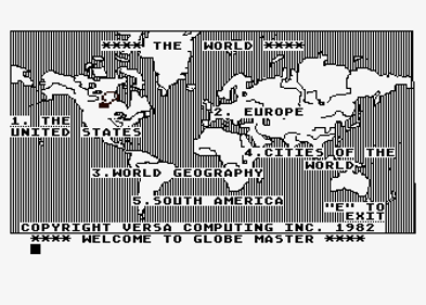 Globe Master - Screenshot - Game Title (North America) - 336x240