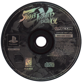 Street Fighter EX Plus Alpha - Disc (North America) - 600x600