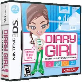 Diary Girl - Box - 3D (North America) - 872x877