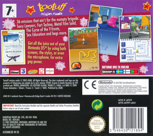 Tootuff: Mission Nadia - Box - Back (Europe) - 766x680