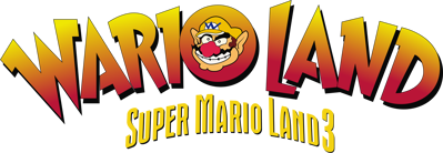 Wario Land: Super Mario Land 3 - Clear Logo (World) - 1893x655
