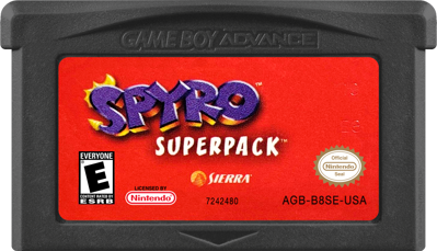 Spyro SuperPack: Season of Flame/Season of Ice - Cart - Front (North America) - 1000x574