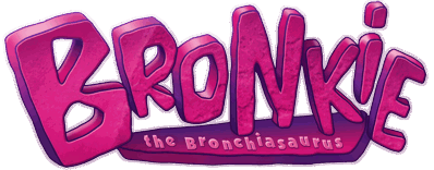 Bronkie the Bronchiasaurus - Clear Logo (North America) - 4500x1764