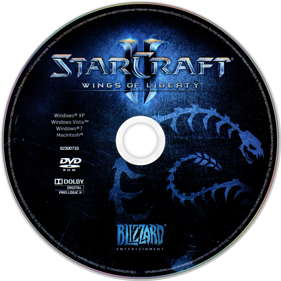 StarCraft II: Wings of Liberty - Disc (Russia) - 1406x1406
