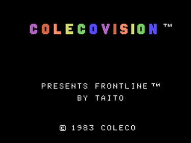 Front Line - Screenshot - Game Title (World) - 256x192