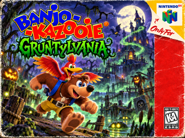 Banjo-Kazooie: Gruntylvania - Box - Front (North America) - 1448x1086