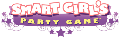 Smart Girl's Party Game - Clear Logo (North America) - 1100x347