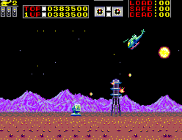 Choplifter - Screenshot - Gameplay (World) - 496x384