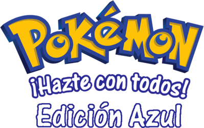 Pokémon Blue Version - Clear Logo (Spain) - 611x386