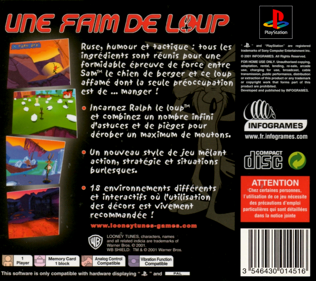 Looney Tunes: Sheep Raider - Box - Back (France) - 765x680