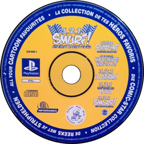 Smurf Racer! - Disc (Europe) - 1300x1300
