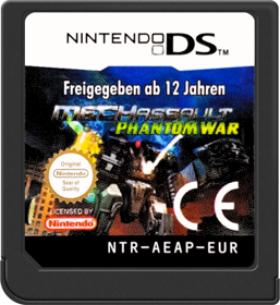 MechAssault: Phantom War - Cart - Front (Europe) - 517x564