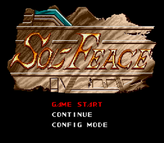 Sol-Feace - Screenshot - Game Select (World) - 512x448