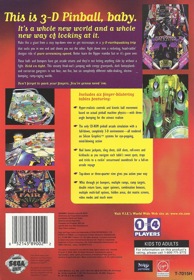 hyper 3-D Pinball - Box - Back (North America) - 1632x2356