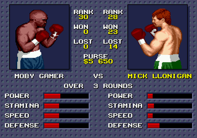 Evander Holyfield's "Real Deal" Boxing - Screenshot - Game Select (World) - 320x224