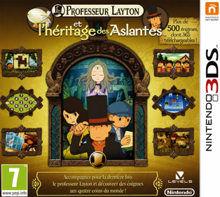 Professor Layton and the Azran Legacy - Box - Front (France) - 1327x1186