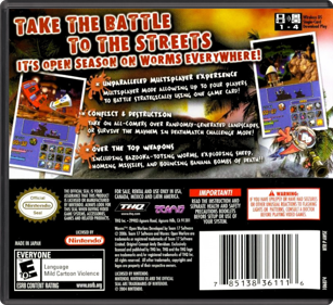 Worms: Open Warfare - Box - Back - Reconstructed (North America) - 774x708