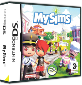 MySims - Box - 3D (Europe) - 576x598