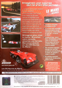 Le Mans 24 Hours - Box - Back (France) - 999x1409
