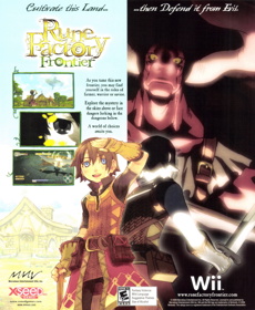 Rune Factory: Frontier - Advertisement Flyer - Front (United States) - 1781x2172