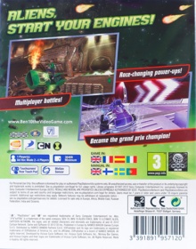 Ben 10: Galactic Racing - Box - Back (Europe) - 1185x1509