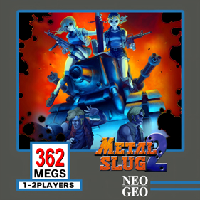 Metal Slug 2: Super Vehicle - 001/II - Fanart - Box - Front (North America) - 2460x2460