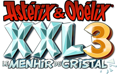 Asterix & Obelix XXL 3: The Crystal Menhir - Clear Logo (World) - 500x317