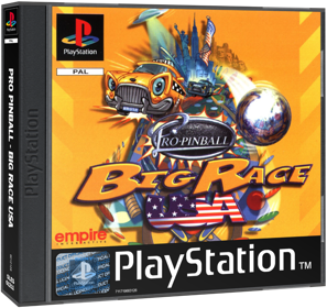 Pro Pinball: Big Race USA - Box - 3D (Europe) - 1418x1339