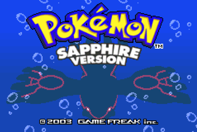 Pokémon Sapphire Version - Screenshot - Game Title (United States) - 2147x1440
