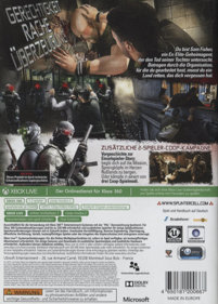 Tom Clancy's Splinter Cell: Conviction - Box - Back (Germany) - 503x702