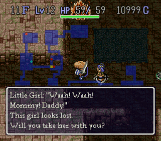 Fushigi no Dungeon 2: Fuurai no Shiren - Screenshot - Gameplay (World) - 256x224