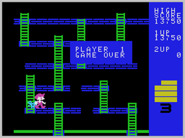 Cosmic Crisis - Screenshot - Game Over (World) - 256x192