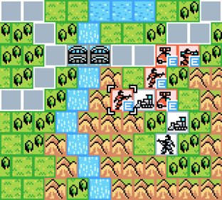 Game Boy Wars 3 - Screenshot - Gameplay (Japan) - 2560x2304