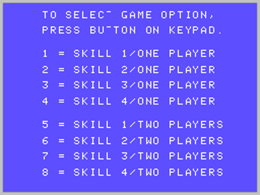 Congo Bongo - Screenshot - Game Select (North America) - 256x192