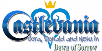Castlevania: Sora, Donald & Neku in Dawn of Sorrow - Clear Logo (World) - 600x300