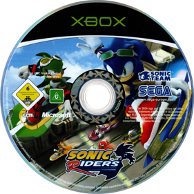 Sonic Riders - Disc (World) - 762x761