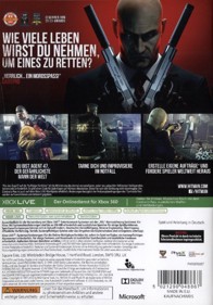 Hitman: Absolution - Box - Back (Germany) - 589x843