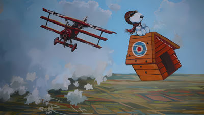 Snoopy vs The Red Baron - Fanart - Background (North America) - 1920x1080