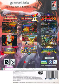 Samurai Shodown Anthology - Box - Back (Italy) - 1528x2161