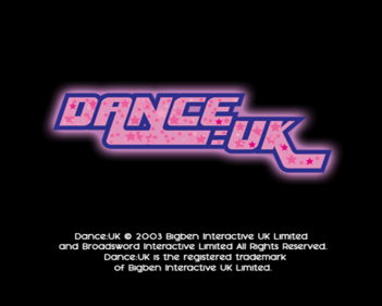 Dance: UK - Screenshot - Game Title (United Kingdom) - 640x512