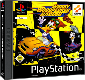 Woody Woodpecker Racing - Box - 3D (Germany) - 1409x1330