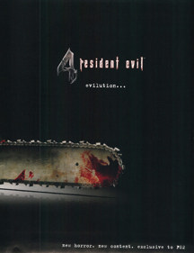 Resident Evil 4 - Advertisement Flyer - Front (United Kingdom) - 1694x2200