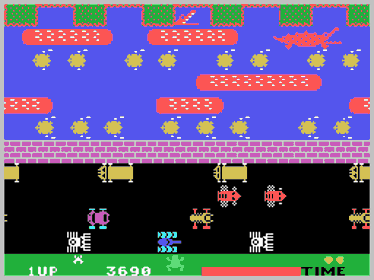 Frogger - Screenshot - Gameplay (North America) - 256x192