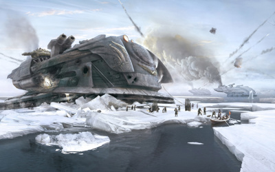 Aqua: Naval Warfare - Fanart - Background (World) - 1920x1200