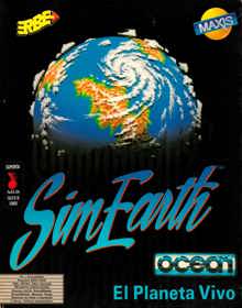SimEarth: The Living Planet - Box - Front (Spain) - 1980x2519