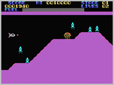 Cavern Fighter - Screenshot - Gameplay (World) - 256x192