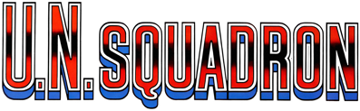 U.N. Squadron - Clear Logo (World) - 2250x697